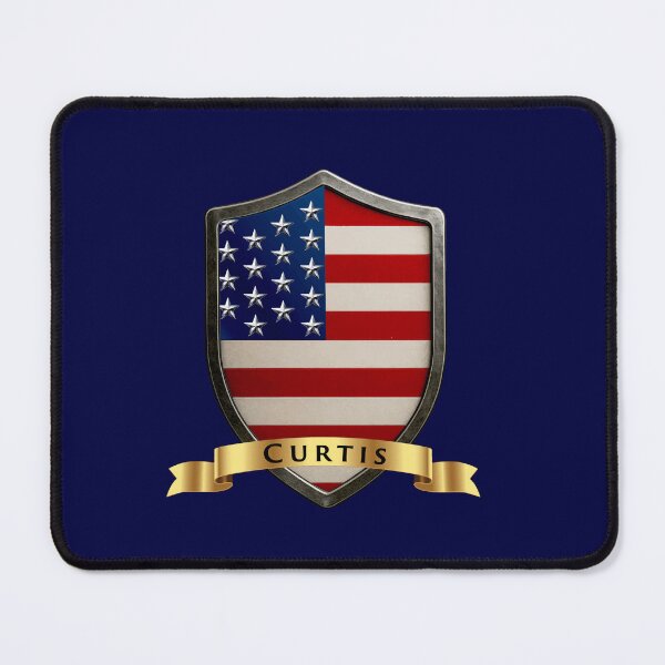 Item preview, Curtis Family USA Shield, Stars & Stripes Heritage Crest designed and sold by Highlandkings.