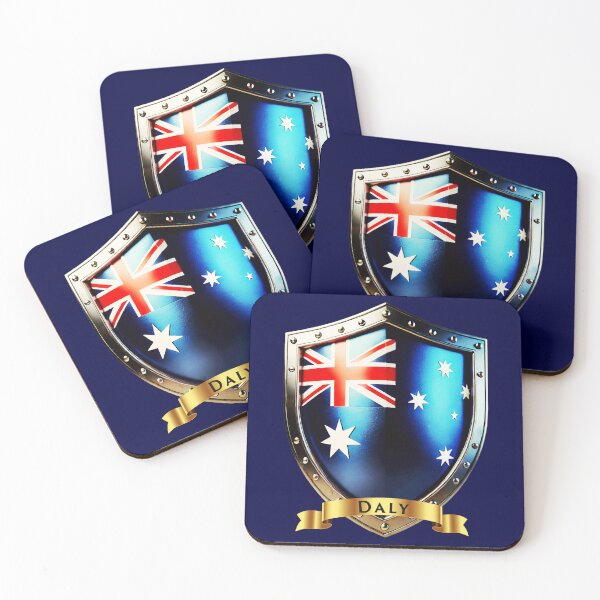 Item preview, Daly Family Australia Shield, Heritage Crest of Pride designed and sold by Highlandkings.