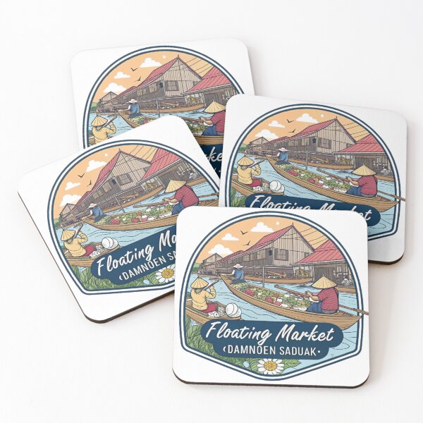 Item preview, BANGKOK FLOATING MARKET designed and sold by likbatonboot.