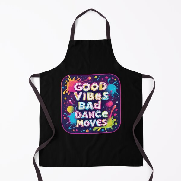 Item preview, Good Vibes Bad Dance Moves Colorful Typography Art designed and sold by PawAutumn.