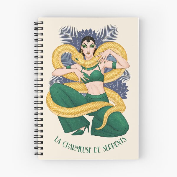 Item preview, After Erté - LA CHARMEUSE DE SERPENTS (The Snake Charmer) designed and sold by elektronen.