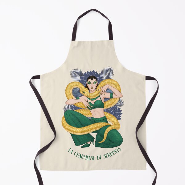 Item preview, After Erté - LA CHARMEUSE DE SERPENTS (The Snake Charmer) designed and sold by elektronen.