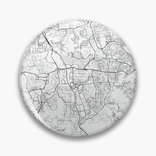 Item preview, Kajang City Map of Selangor, Malaysia - Circle designed and sold by deMAP.
