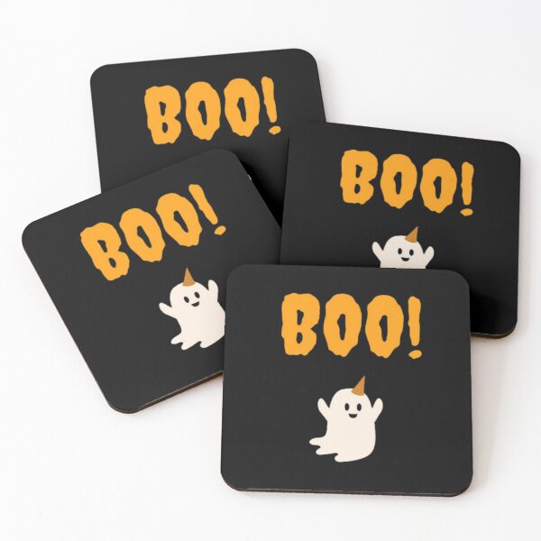 Item preview, Sticker Fantôme Halloween BOO! – Design Mignon et Drôle ? designed and sold by MeowLoka ⭐⭐⭐⭐.