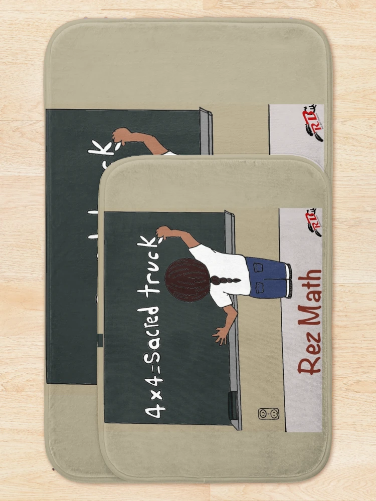 Thumbnail 5 of 6, Bath Mat, Rez Math designed and sold by RBC-Native.