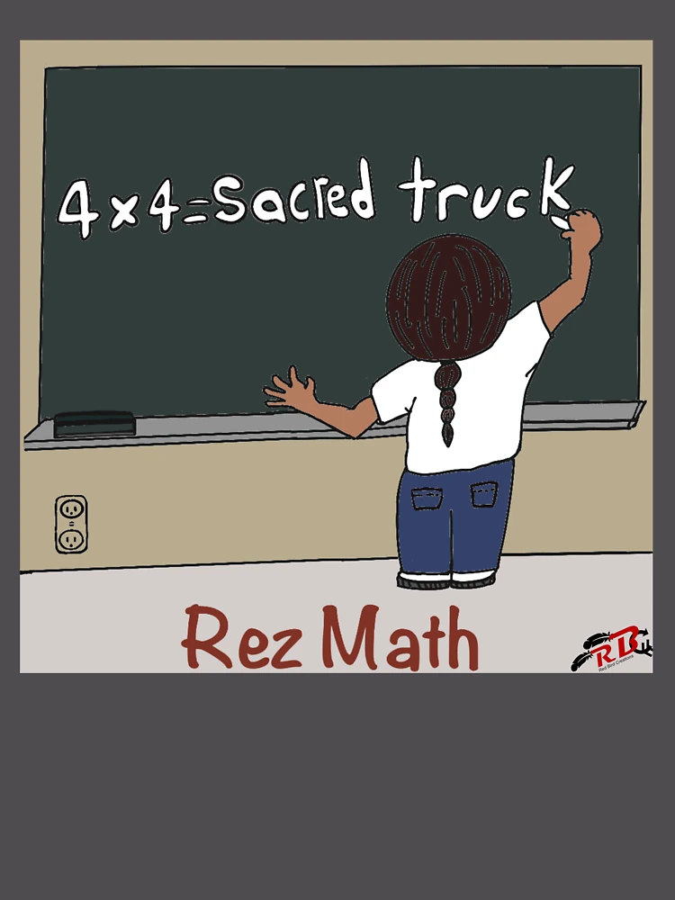 Aperçu 6 sur 6. Sweat à capuche oversize premium avec l'œuvre Rez Math créée et vendue par RBC-Native.