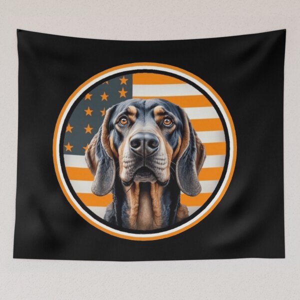 Item preview, Tennessee Bluetick Coonhound- FLAG designed and sold by Pickle Wicked Designs.