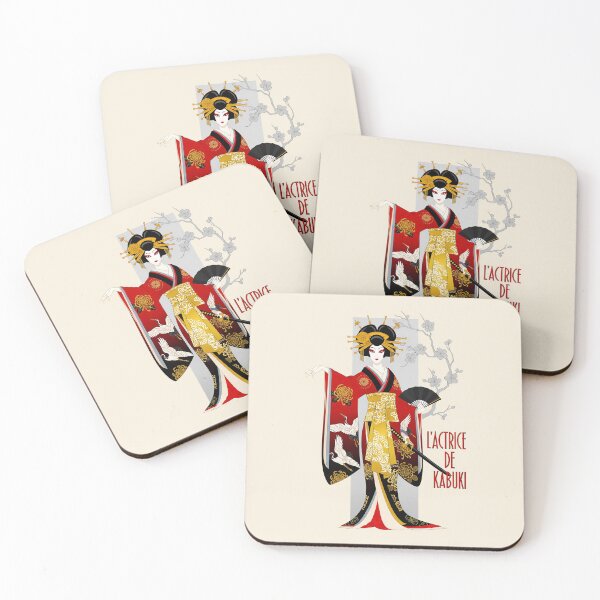 Item preview, After Erté - L'ACTRICE DE KABUKI (The Kabuki Actress) designed and sold by elektronen.