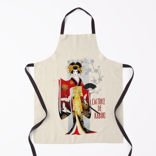 Item preview, After Erté - L'ACTRICE DE KABUKI (The Kabuki Actress) designed and sold by elektronen.