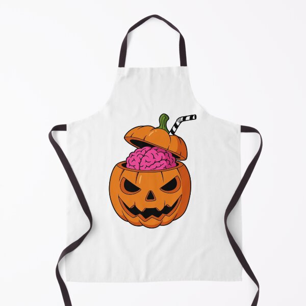 Artikelvorschau, Cute Minimalist Pumpkin Brain Drink Halloween entworfen und verkauft von Timegraf.