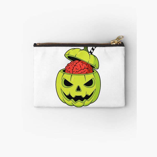 Artikelvorschau, Cute Minimalist Pumpkin Brain Drink Halloween entworfen und verkauft von Timegraf.