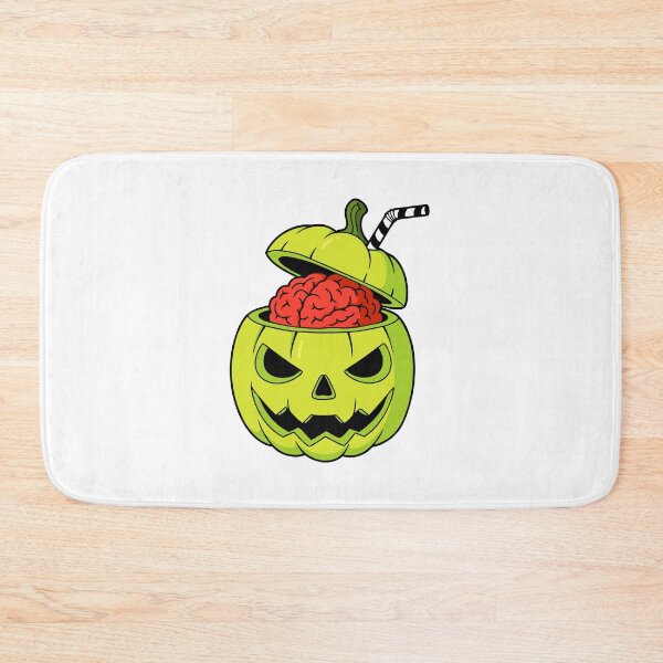 Artikelvorschau, Cute Minimalist Pumpkin Brain Drink Halloween entworfen und verkauft von Timegraf.