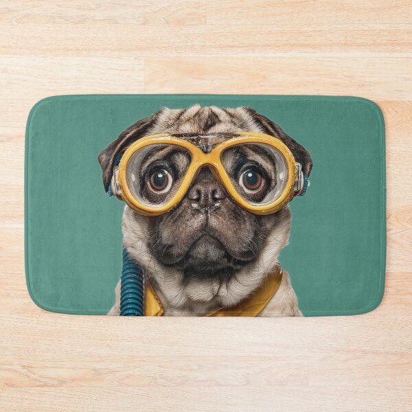 Item preview, Pug Snorkel designed and sold by The Great Land of Snark!.