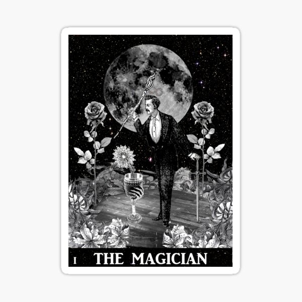 The Magician Tarot Sticker (Large) – Grove and Grotto