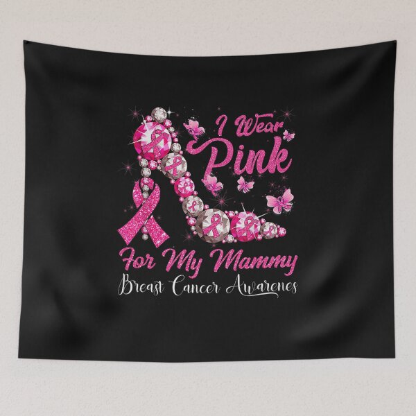 Item preview, I Wear Pink For My Mammy Breast Cancer Awareness  designed and sold by facegm.