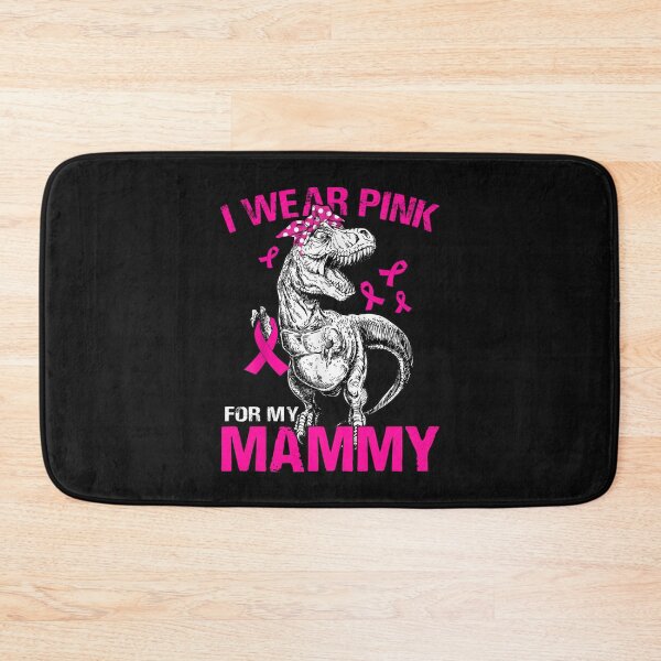 Item preview, I Wear Pink For My Mammy Breast Cancer Dinosaur designed and sold by facegm.