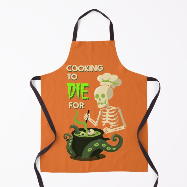 Item preview, Dead Chef’s Special – Retro Skeleton Cooking designed and sold by OddlyEnoughArt.