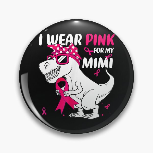 Item preview, I Wear Pink For My Mimi  Pink Dinosaur Breast Cancer Awareness designed and sold by facegm.