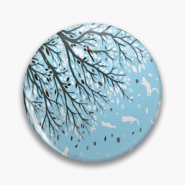 Item preview, Winter Feline Foliage designed and sold by rmoneeshop.