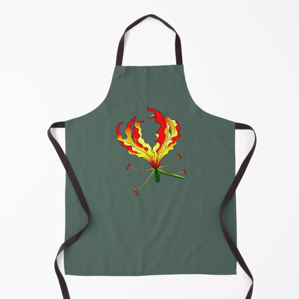 Item preview, Flame Lily (Gloriosa) – Fire Petal Bloom designed and sold by MvuuStudio.