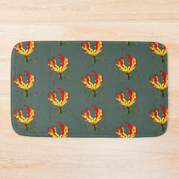 Item preview, Flame Lily (Gloriosa) – Fire Petal Bloom designed and sold by MvuuStudio.