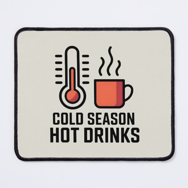 Item preview, Cold Season, Hot Drinks - Cozy Winter Design designed and sold by Jollys-ArtShop.