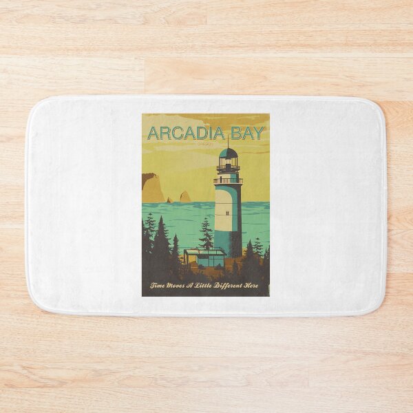 Item preview, Arcadia Bay---Vintage Tourism Poster designed and sold by BrigittaBart.