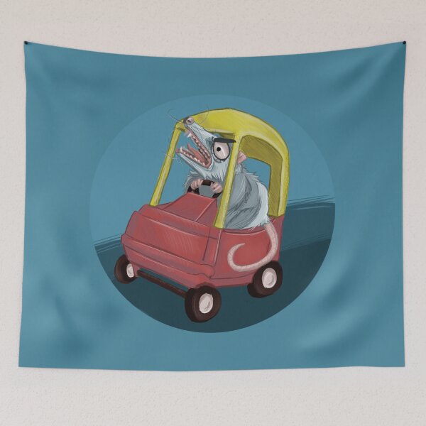 Item preview, Opossum Joyride designed and sold by OpossumInACar.