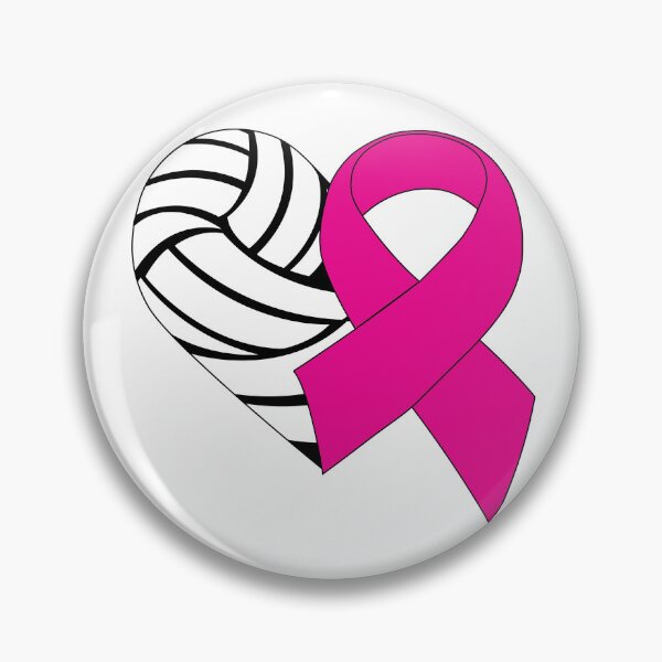 Item preview, Volleyball Fight Cancer designed and sold by HouseThreads.