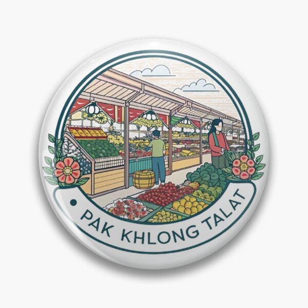 Item preview, PAK KHLONG TALAT FLOWER MARKET designed and sold by likbatonboot.
