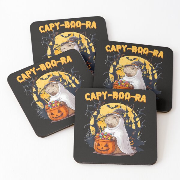 Item preview, Funny Halloween Cute Capybara Ghost Costume designed and sold by EraGavit.