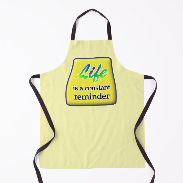 Item preview, Life is a constant reminder, with yellow medallion designed and sold by mntimg.