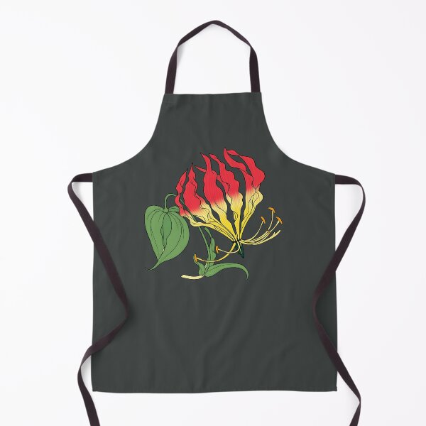 Item preview, Flame Lily with Bud – Gloriosa Superba Botanical designed and sold by MvuuStudio.