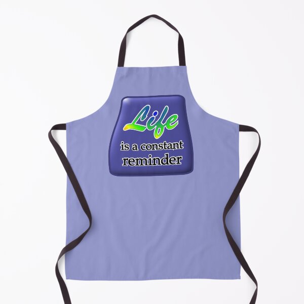 Item preview, Life is a constant reminder, with blue medallion designed and sold by mntimg.