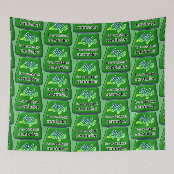 Item preview, Life is a constant reminder, with green medallion designed and sold by mntimg.