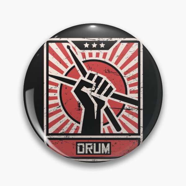 Item preview, Drum Vintage Drummer Propaganda poster  designed and sold by EraGavit.