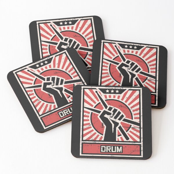 Item preview, Drum Vintage Drummer Propaganda poster  designed and sold by EraGavit.