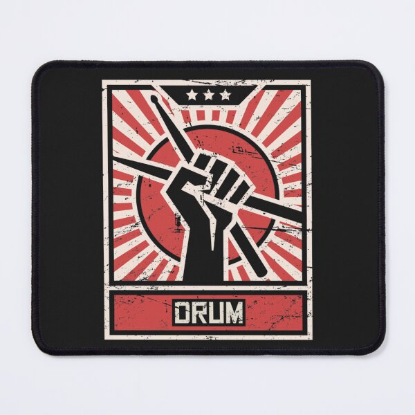 Item preview, Drum Vintage Drummer Propaganda poster  designed and sold by EraGavit.
