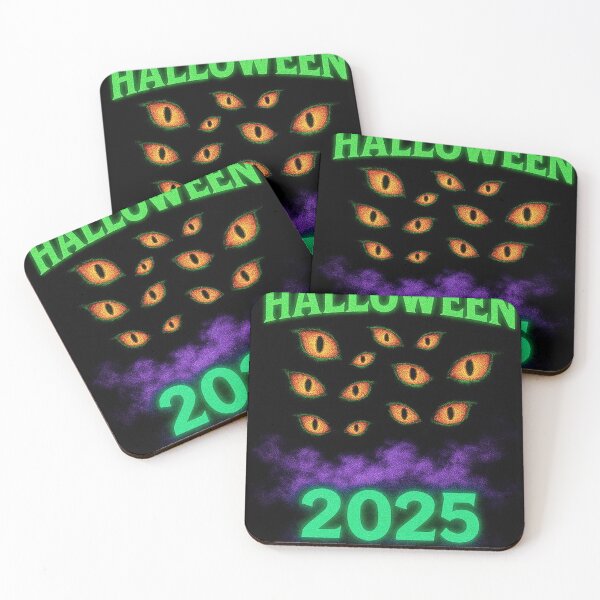 Item preview, Vintage Glowing Eyes Halloween 2025 Shirt – Neon Fog Edition designed and sold by "TXSiSsY's TRIUMPH BY GRACE".