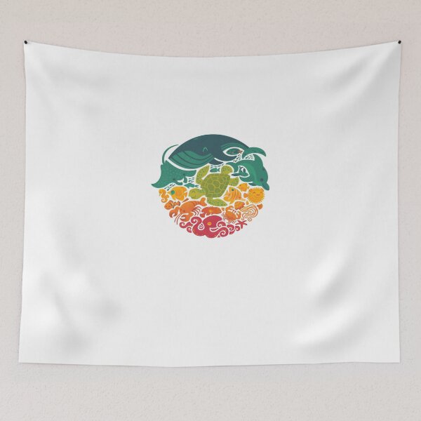 Item preview, Aquatic-Rainbow-(Light-Blue) designed and sold by ElviraLutz.