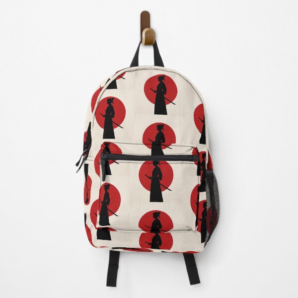 Item preview, Samurai Woman Silhouette – Minimalist Japanese Rising Sun Design designed and sold by ShenGha-design.