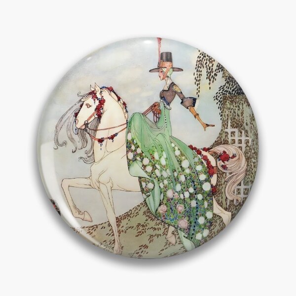 Item preview, Kay Nielsen Powder and Crinoline Princess Minon-Minette illustration designed and sold by OddPopnyc.