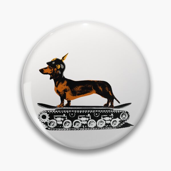 Item preview, Funny Dachshund Cute Tank Commander designed and sold by EraGavit.