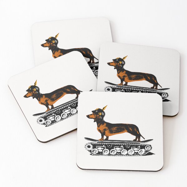 Item preview, Funny Dachshund Cute Tank Commander designed and sold by EraGavit.