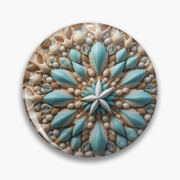 Item preview, Intricate Sand and Shell Mandala designed and sold by InezPhotography.