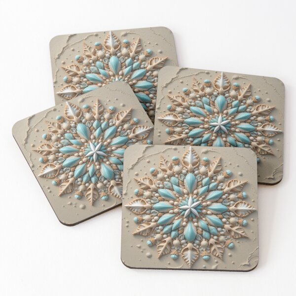 Item preview, Intricate Sand and Shell Mandala designed and sold by InezPhotography.