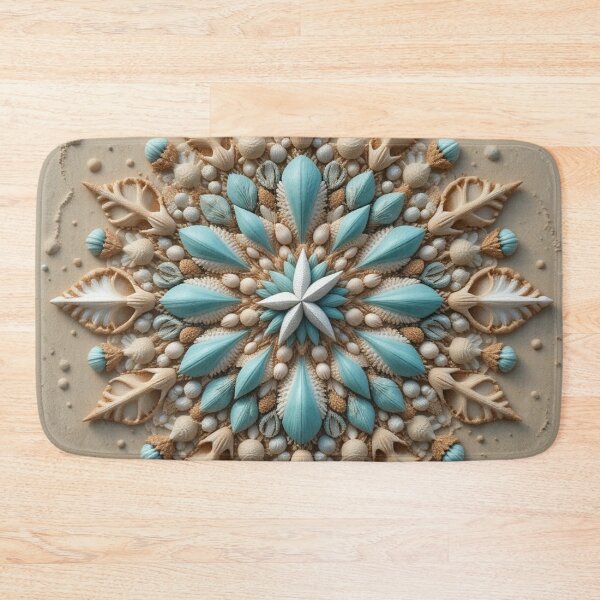 Item preview, Intricate Sand and Shell Mandala designed and sold by InezPhotography.