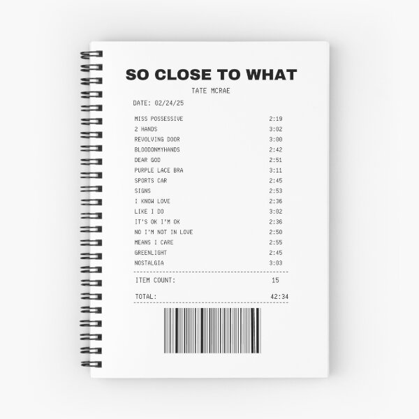 Item preview, So Close to What Receipt designed and sold by taurusartistry.