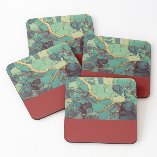 Item preview, Aquamarine---Kintsugi designed and sold by HanneGeiler.