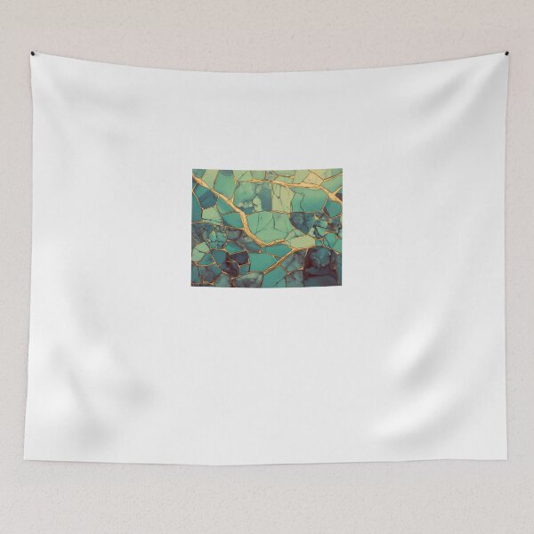 Item preview, Aquamarine---Kintsugi designed and sold by HanneGeiler.